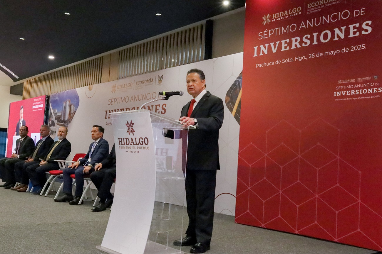 LOGRA HIDALGO CIFRA HISTÓRICA EN INVERSIONES: MÁS DE 117 MIL MDP