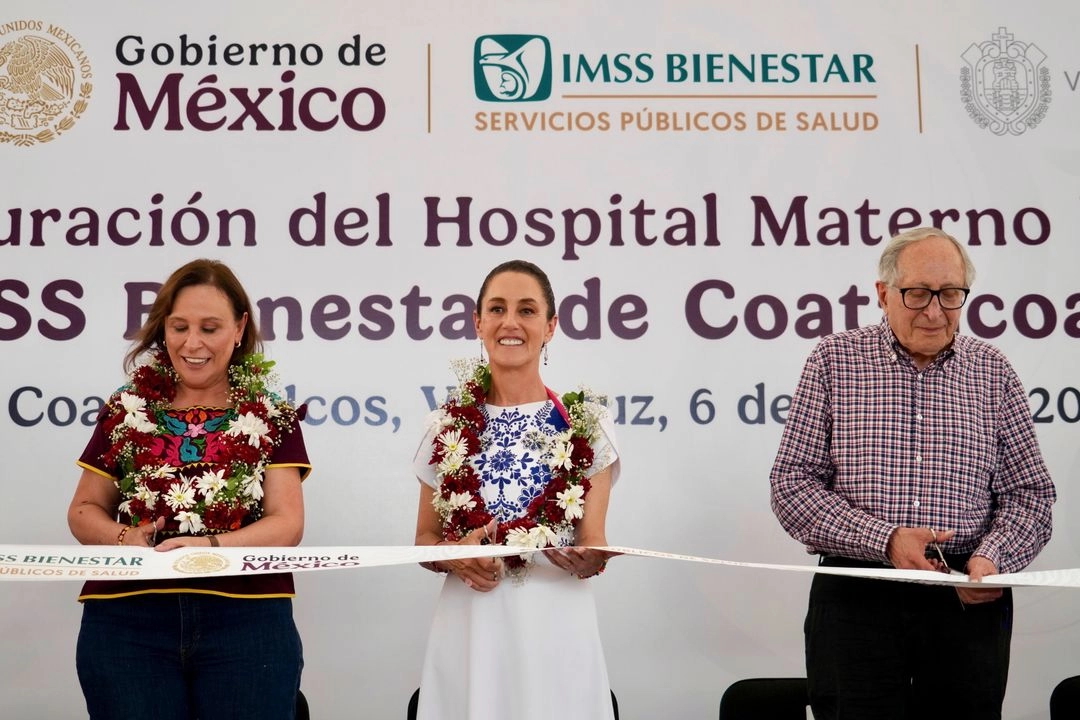 INAUGURA CLAUDIA SHEINBAUM HOSPITAL MATERNO INFANTIL DEL IMSS-BIENESTAR EN COATZACOALCOS