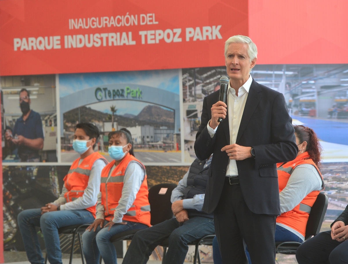 INAUGURA ALFREDO DEL MAZO PARQUE INDUSTRIAL TEPOZ PARK