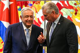 AMLO APOYA UN RÉGIMEN DECRÉPITO EN CUBA