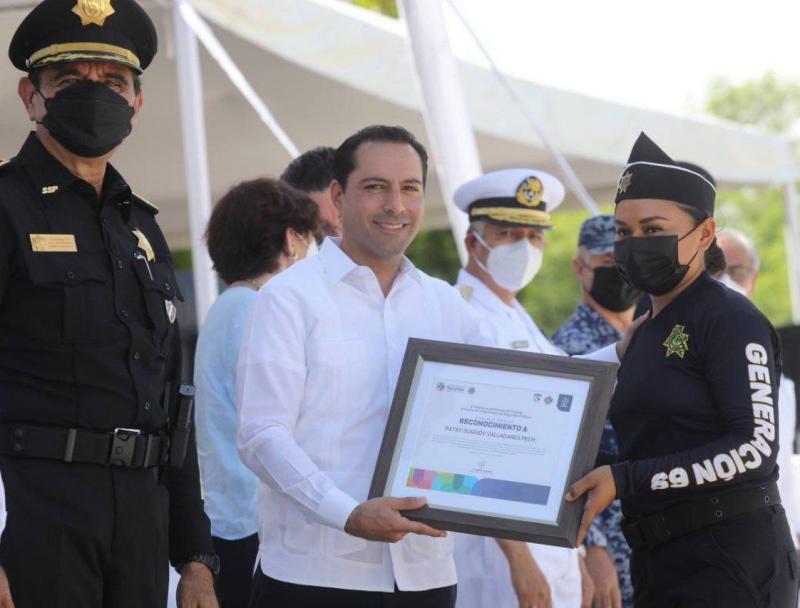 POLICÍA YUCATECA SE FORTALECE CON NUEVOS ELEMENTOS DE SEGURIDAD