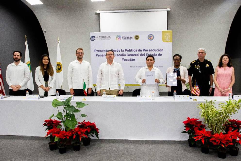 RECONOCEN AUTORIDADES DE EU QUE YUCATÁN CUENTA CON UNA FISCALÍA DE VANGUARDIA