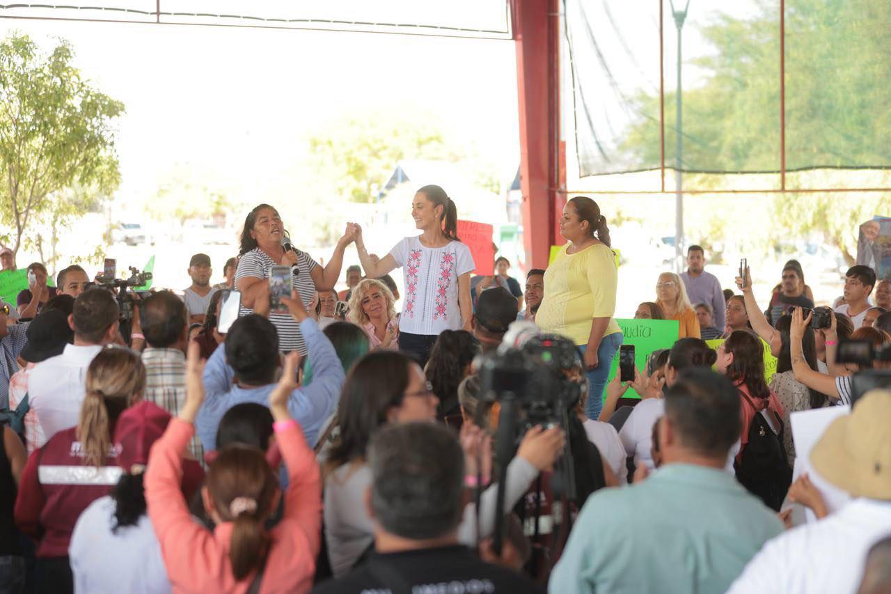 “LAS MUJERES TENEMOS QUE ESTAR UNIDAS Y LUCHAR JUNTAS POR NUESTROS DERECHOS”: CLAUDIA SHEINBAUM