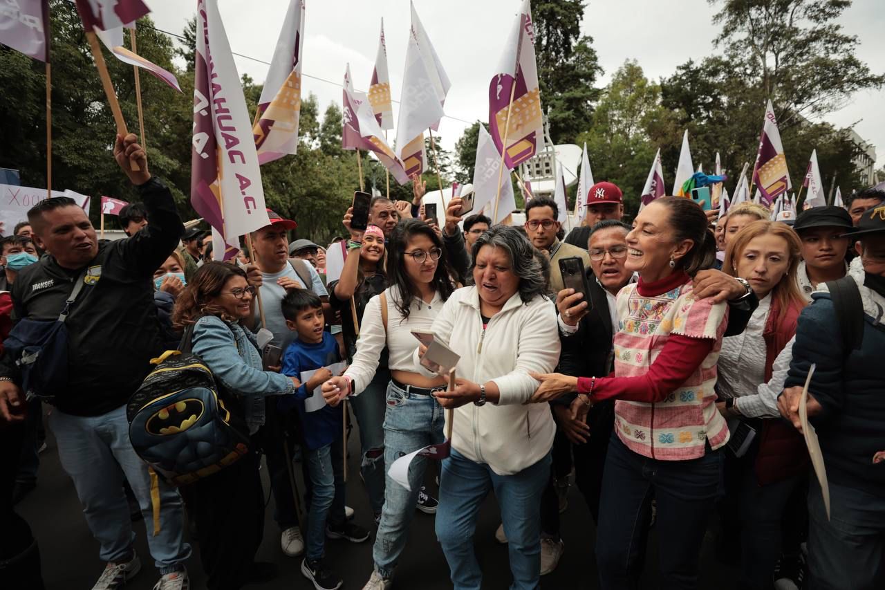 “DESDE LOS 15 AÑOS HE CAMINADO PARA FORTALECER LOS DERECHOS DE MÉXICO”: CLAUDIA SHEINBAUM