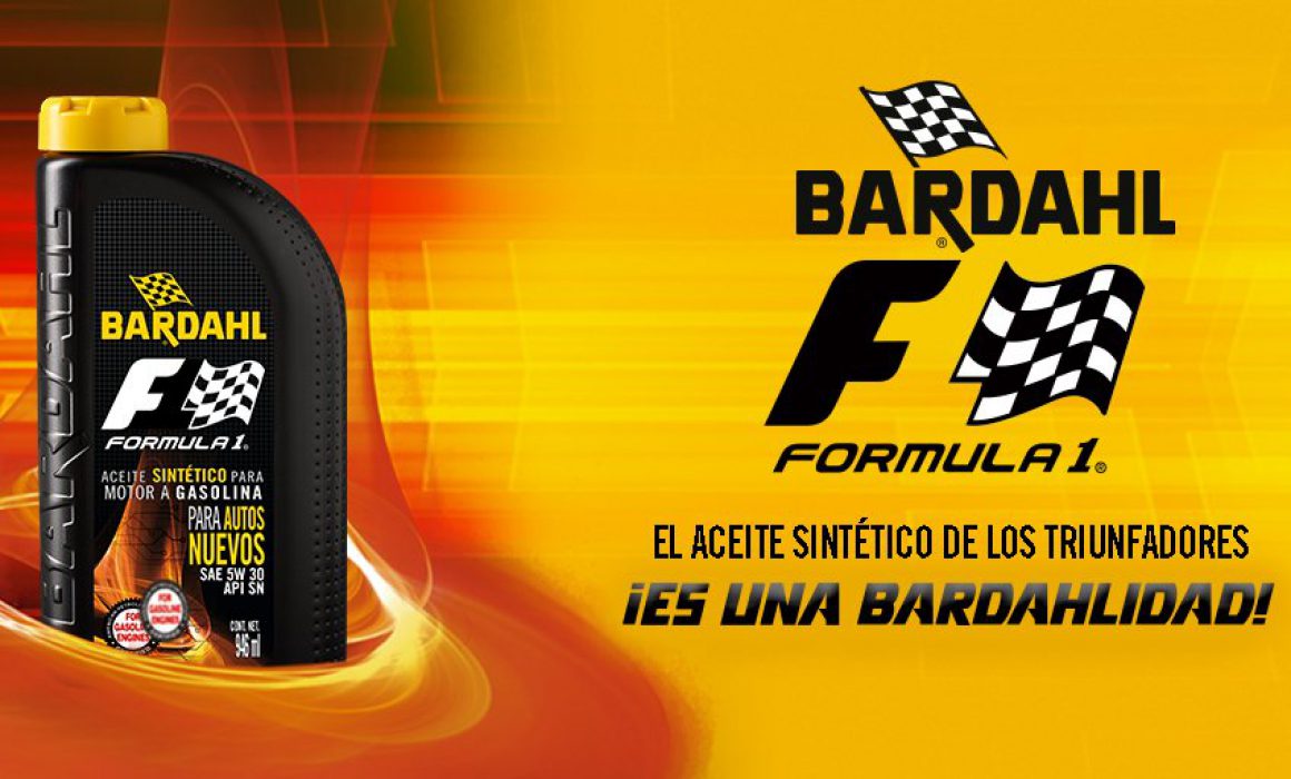 FÓRMULA 1 Y F1 PERTENECEN A BARDAHL DE MÉXICO