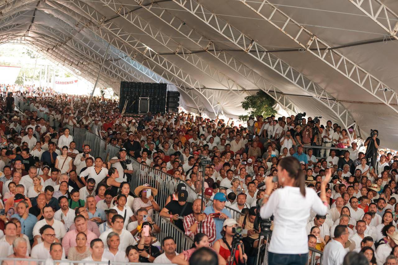 “EN TABASCO SE CONSTRUYE LA UNIDAD”: CLAUDIA SHEINBAUM