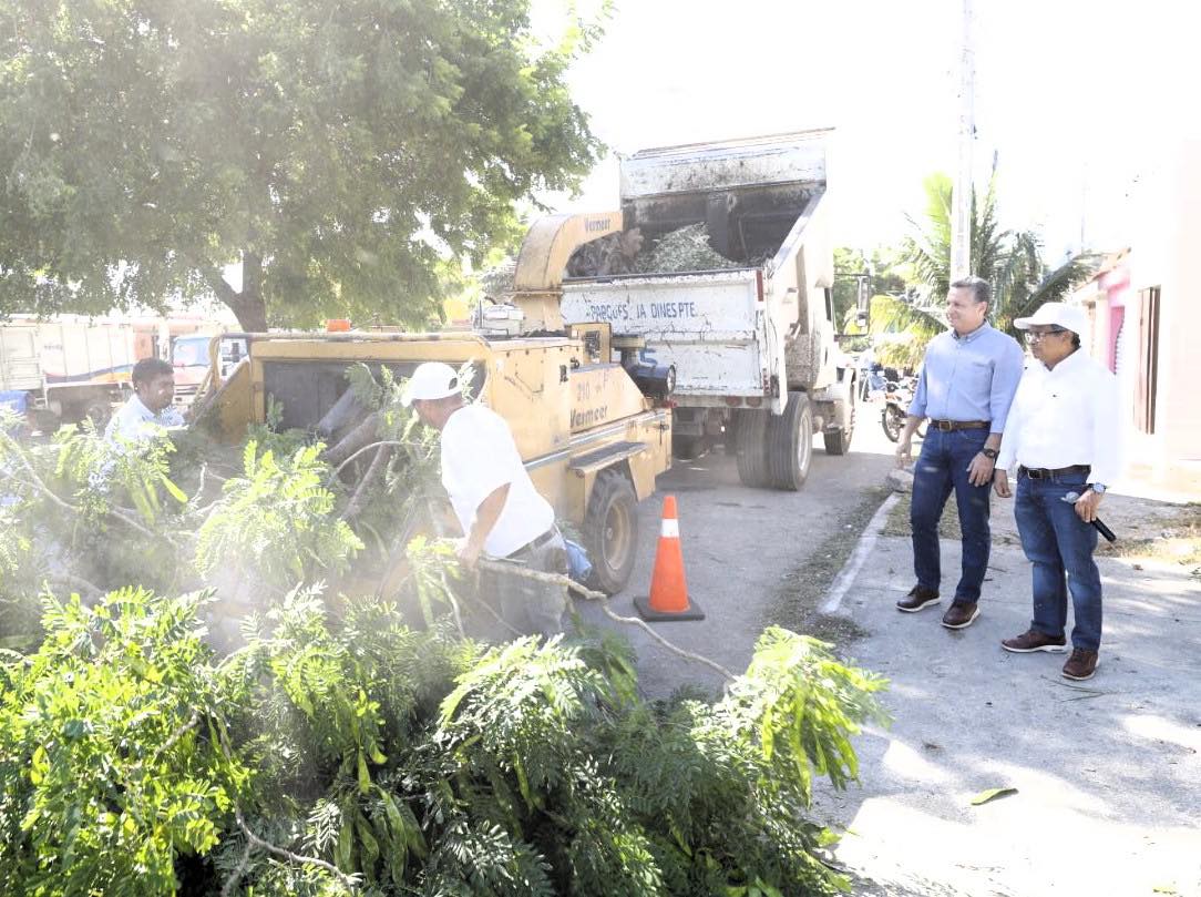 REFUERZA AYUNTAMIENTO MANTENIMIENTO A PARQUES DE MÉRIDA