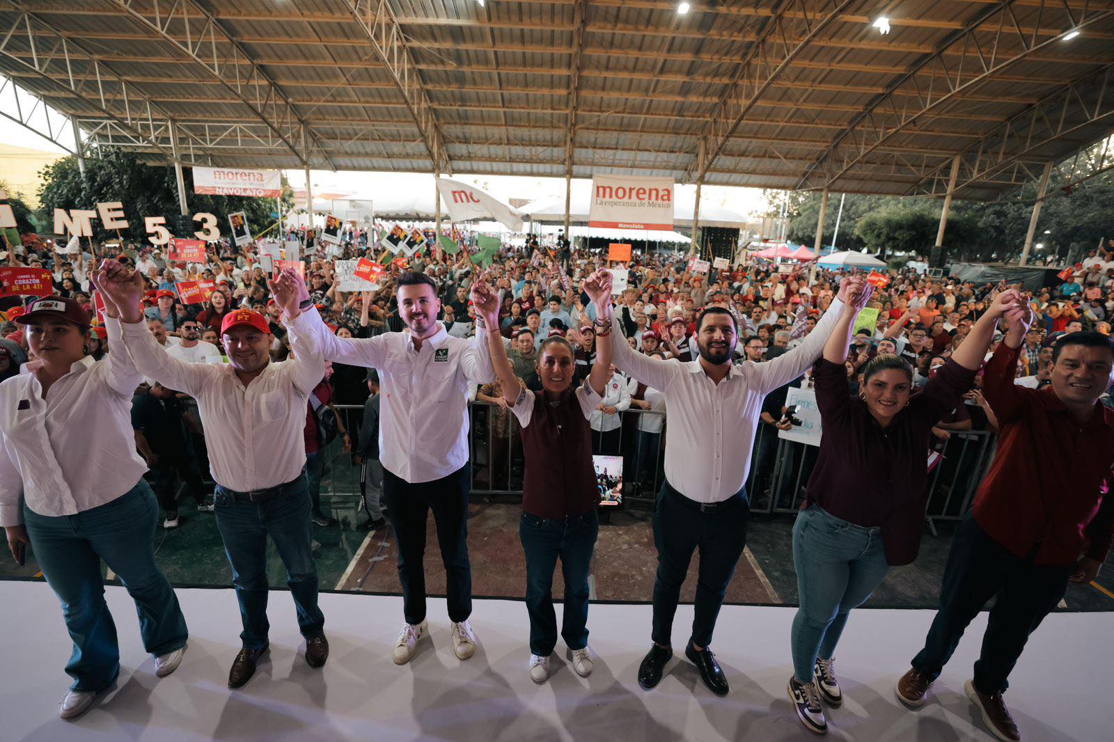 “VAMOS A SEGUIR CONSTRUYENDO LA ESPERANZA EN EL CORAZÓN DEL PUEBLO DE MÉXICO”: CLAUDIA SHEINBAUM
