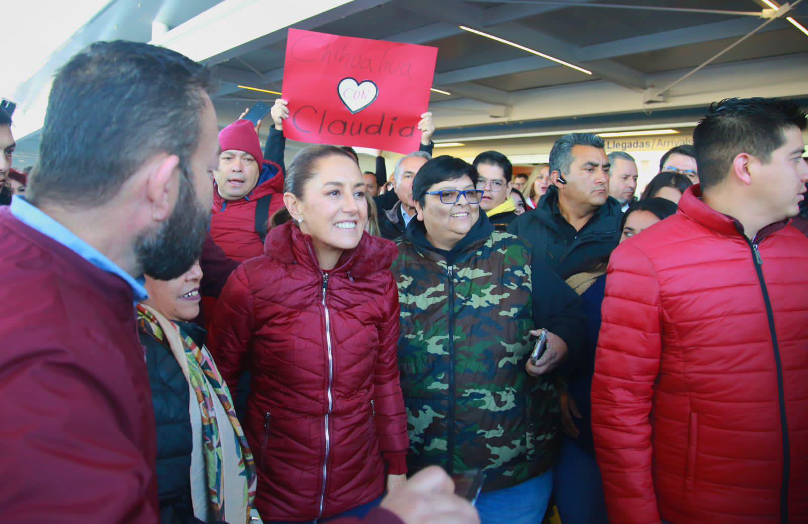 “VAMOS A GANAR LA PRESIDENCIA”: CLAUDIA SHEINBAUM LLEGA A CHIHUAHUA