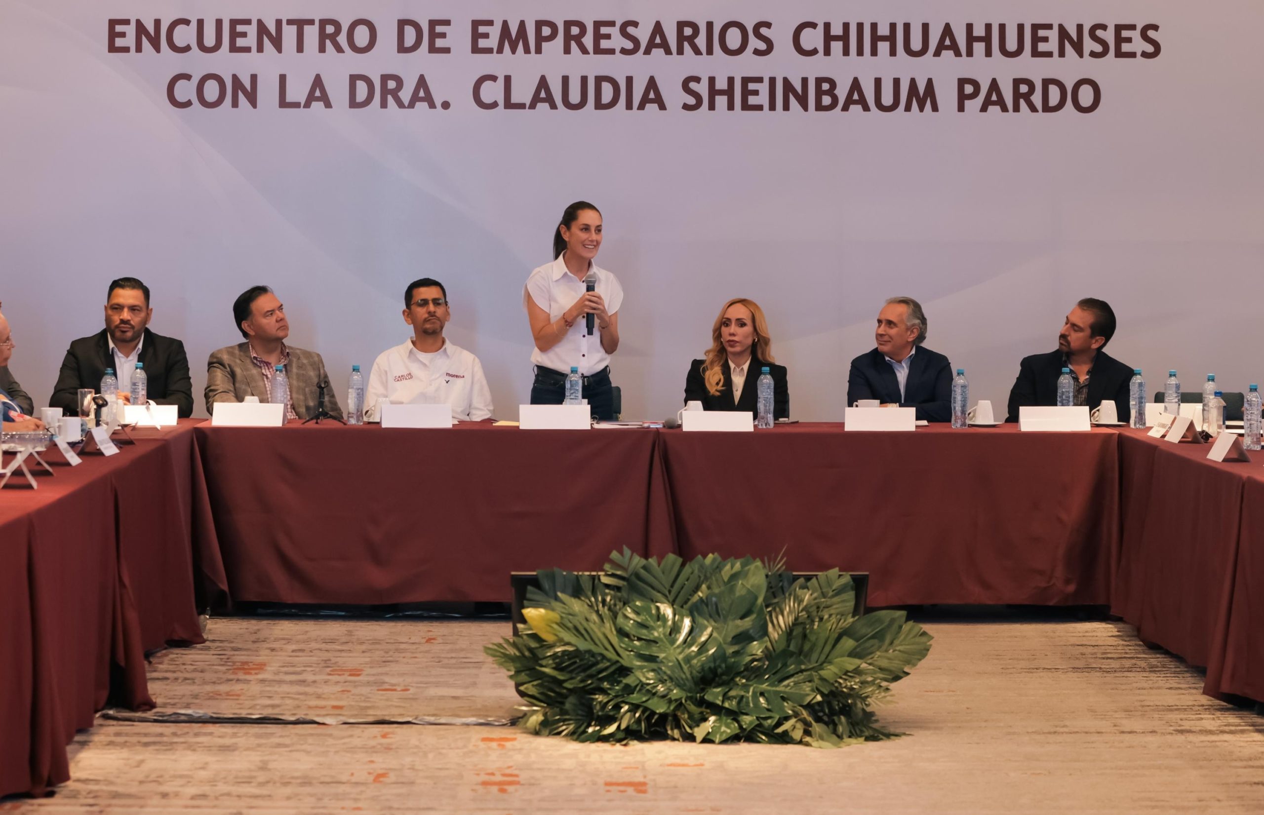 PRESENTA CLAUDIA SHEINBAUM SUS COMPROMISOS PARA CIUDAD JUÁREZ ANTE EMPRESARIOS DE CHIHUAHUA