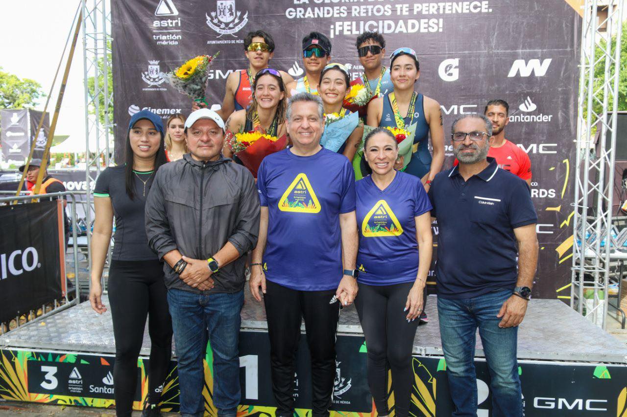 TODO UN ÉXITO EL REGRESO DEL TRIATLÓN ASTRI A MÉRIDA