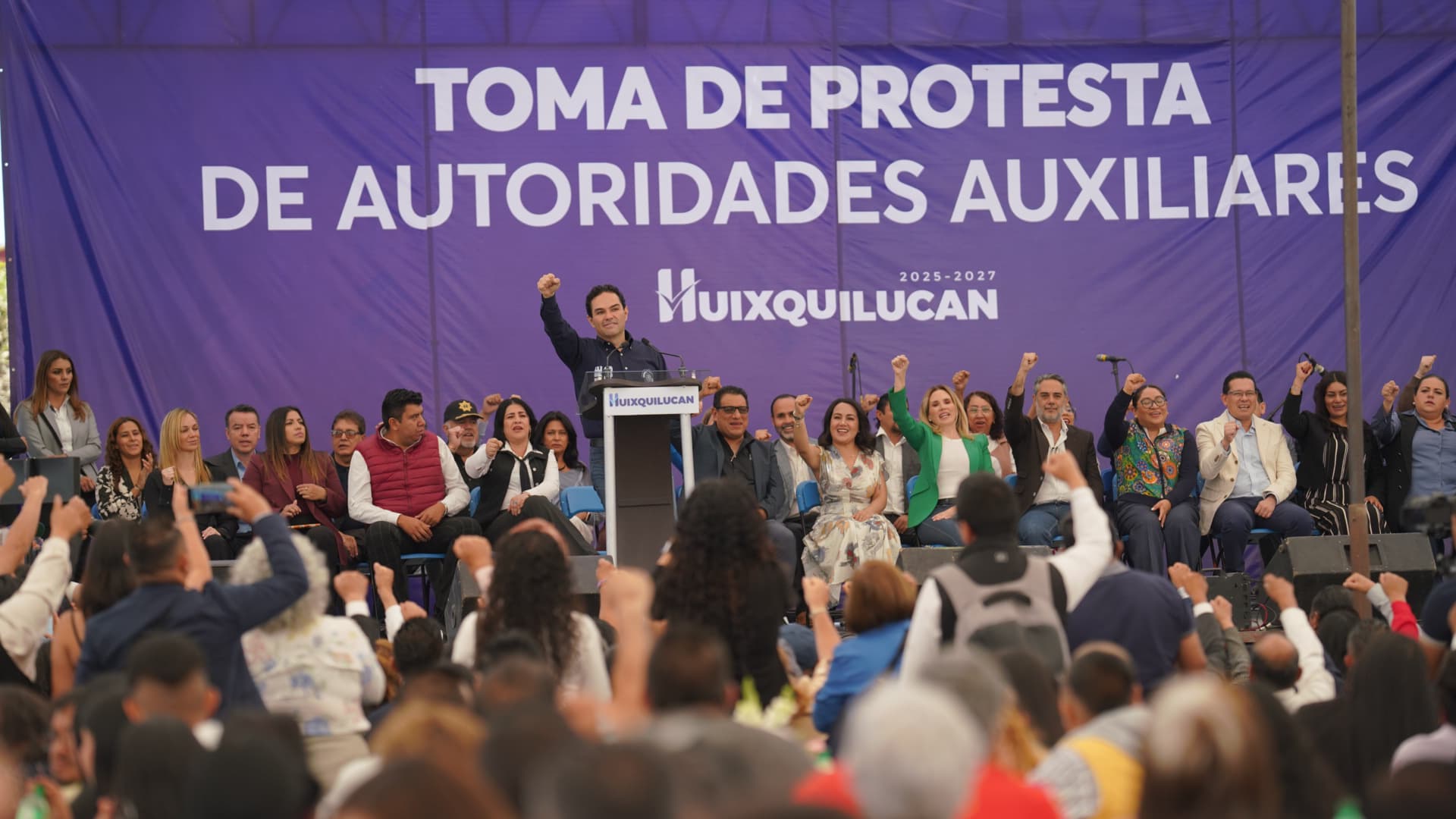 “EN HUIXQUILUCAN SE TRABAJA PARA SEGUIR SIENDO UN GOBIERNO MODELO EN EL PAÍS “ ENRIQUE VARGAS