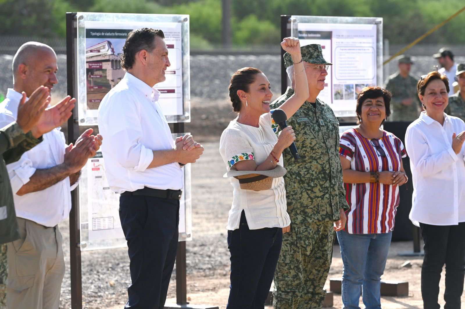 INAUGURA CLAUDIA SHEINBAUM INICIO DE OBRAS DEL TREN MÉXICO-QUERÉTARO; SERÁ INAUGURADO EN 2027