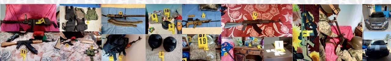 EN OPERATIVO CONJUNTO REALIZADO EN EL ESTADO DE PUEBLA, SE LOGRA ASEGURAMIENTO DE ARMAMENTO DE ALTO PODER