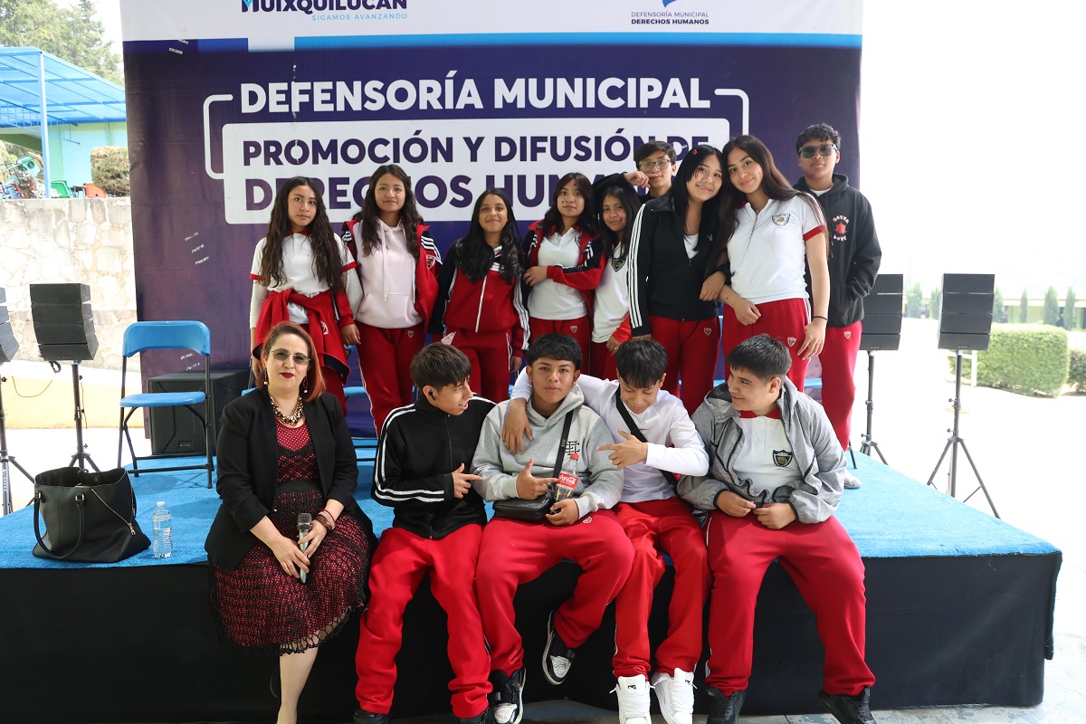 REALIZA HUIXQUILUCAN JORNADA DE PROMOCIÓN DE DERECHOS SEXUALES DE ADOLESCENTES Y JÓVENES