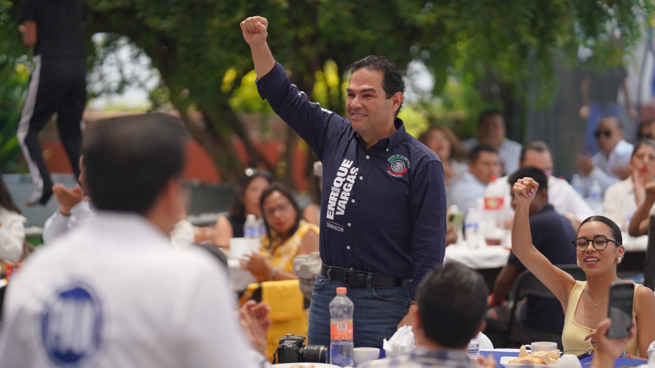 “DONDE GOBIERNA ACCIÓN NACIONAL HAY BUENOS RESULTADOS”: ENRIQUE VARGAS