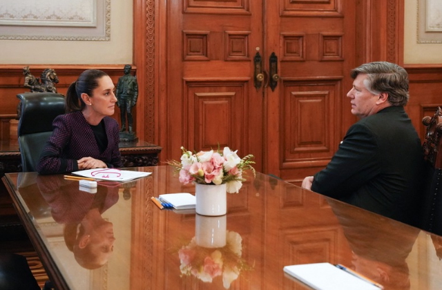 “FUE UNA BUENA REUNIÓN”: CLAUDIA SHEINBAUM TRAS ENCUENTRO CON CHRISTOPHER LANDAU