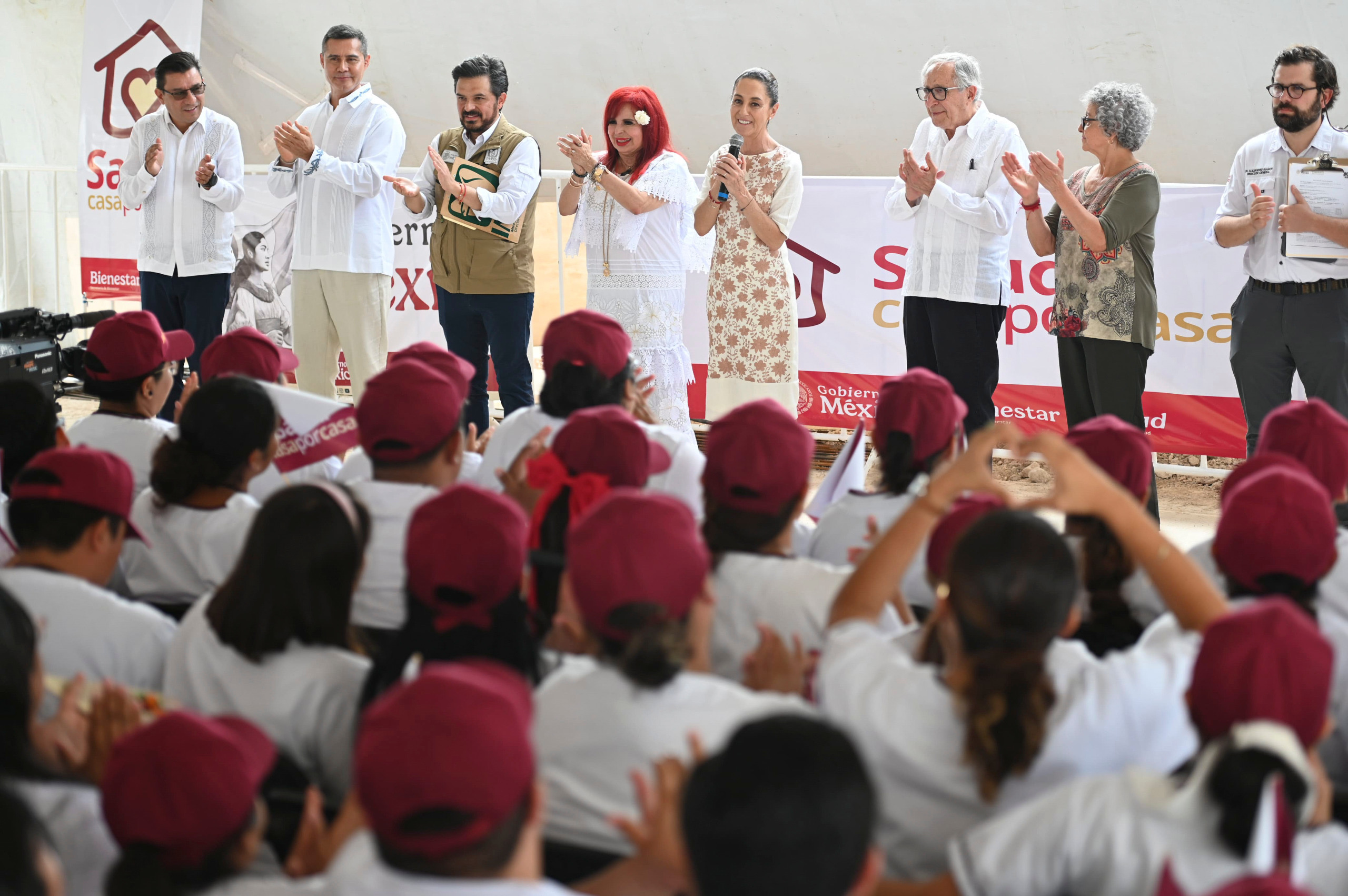 “EL PROGRAMA ‘SALUD CASA POR CASA’ VA A HACER HISTORIA EN CAMPECHE, EN MÉXICO Y EN EL MUNDO”: CLAUDIA SHEINBAUM