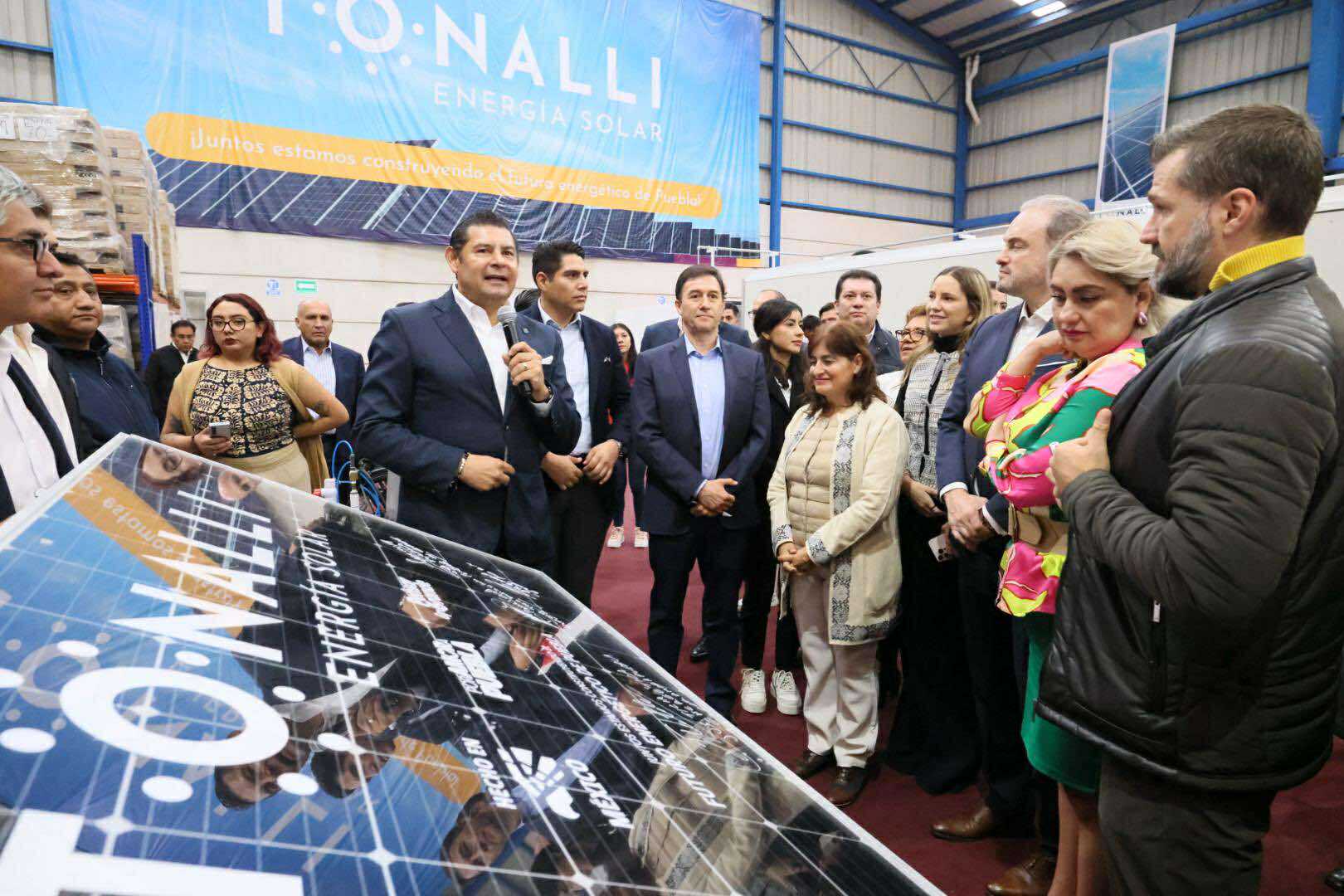 CUMPLE ALEJANDRO ARMENTA COMPROMISO DE CAMPAÑA CON LA INAUGURACIÓN DE LA FÁBRICA DE PANELES SOLARES ‘TONALLI’