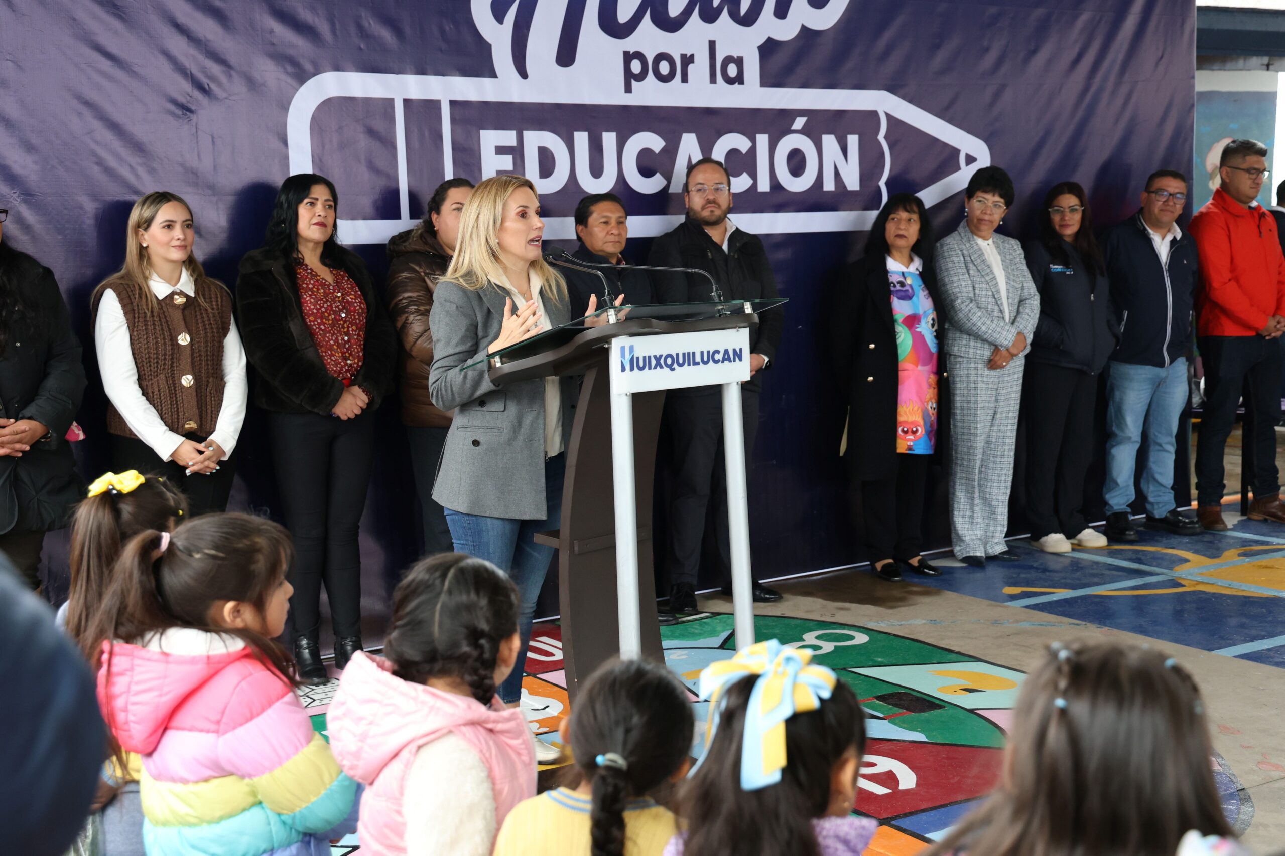 REHABILITA HUIXQUILUCAN AULAS Y ESPACIOS RECREATIVOS DE JARDÍN DE NIÑOS CON ‘ACCIÓN POR LA EDUCACIÓN’