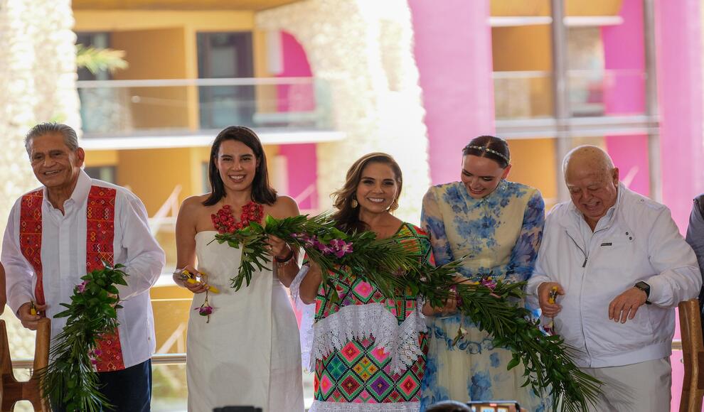 INAUGURAN MARA LEZAMA Y JOSEFINA RODRÍGUEZ NUEVA ETAPA DE AMPLIACIÓN DEL HOTEL XCARET