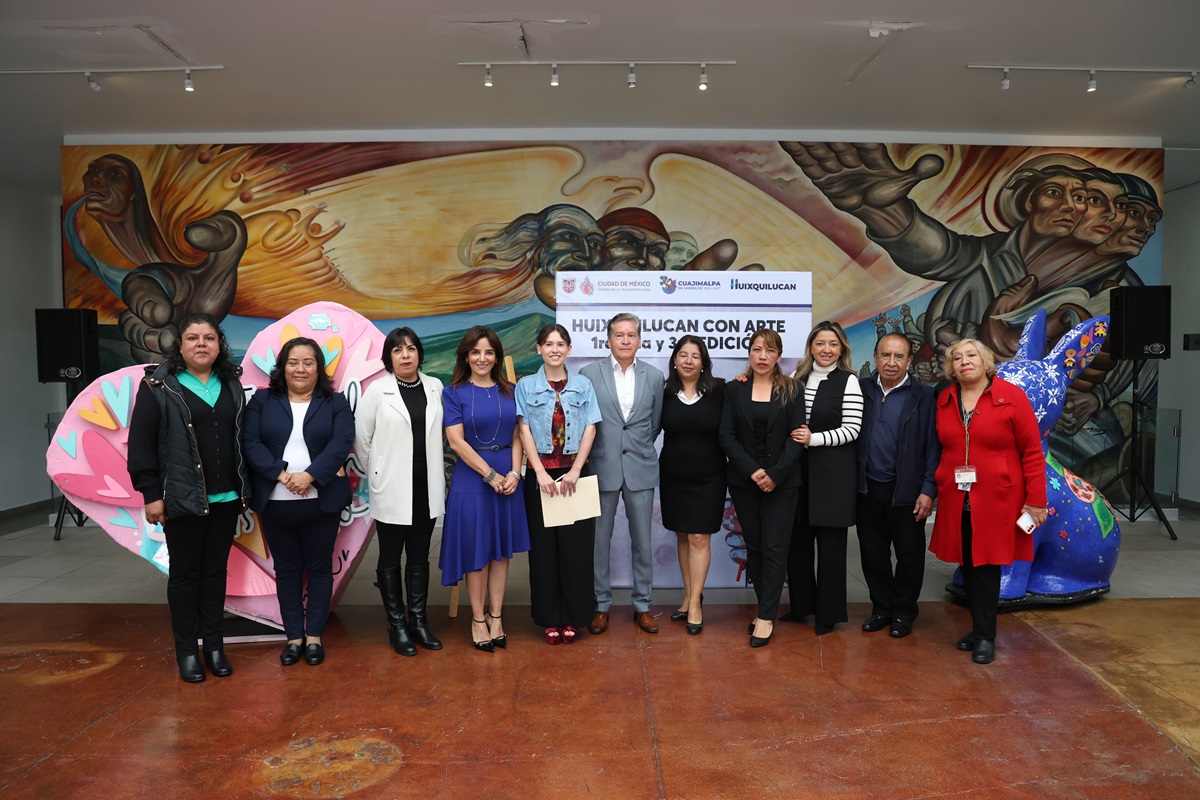 COMPARTE HUIXQUILUCAN SU TALENTO, IDENTIDAD Y RIQUEZA CULTURAL CON EXPOSICIÓN DE ARTE