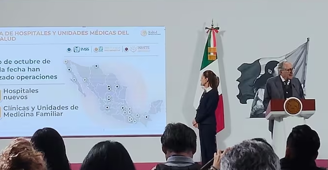 “LA SALUD ES UN DERECHO: EN DICIEMBRE SE TENDRÁN 31 HOSPITALES Y 12 CLÍNICAS DE MEDICINA FAMILIAR NUEVAS”: CLAUDIA SHEINBAUM