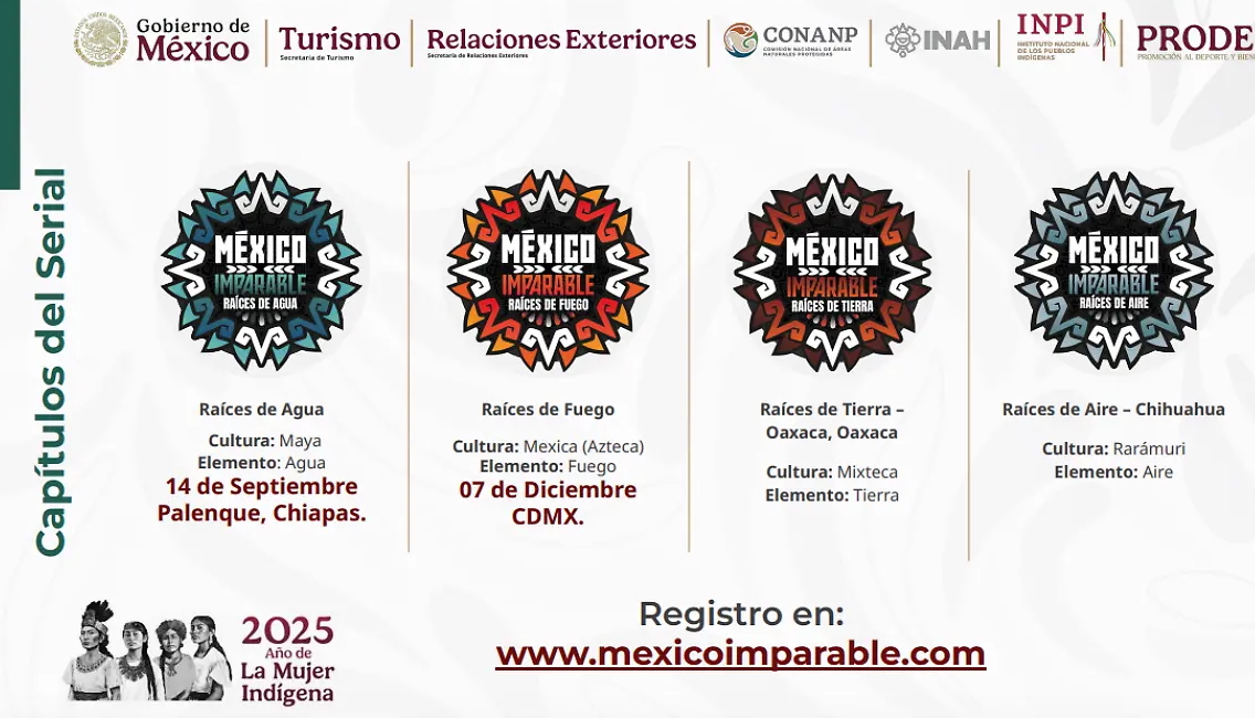 PRESENTAN SERIAL DE MEDIO MARATÓN ‘MÉXICO IMPARABLE: RAÍCES DE FUEGO’