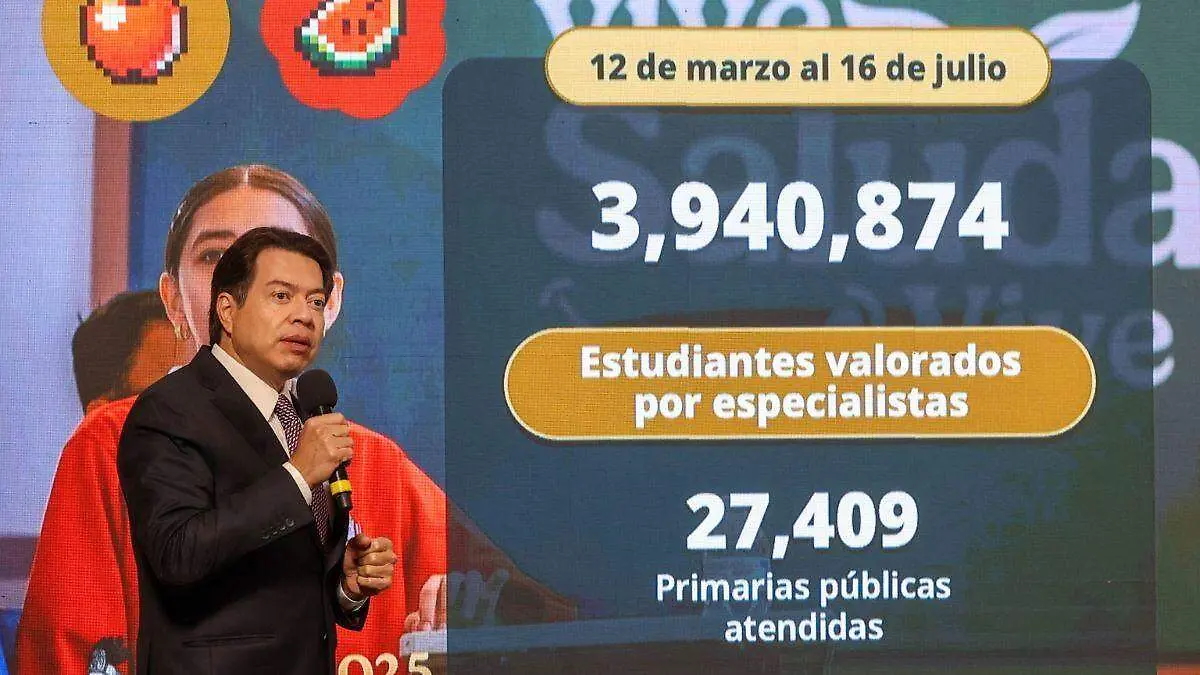 “CON ‘VIVE SALUDABLE, VIVE FELIZ’ SE HA REVISADO LA SALUD DE 4 MILLONES DE NIÑOS DE ESCUELAS PÚBLICAS”: CLAUDIA SHEINBAUM