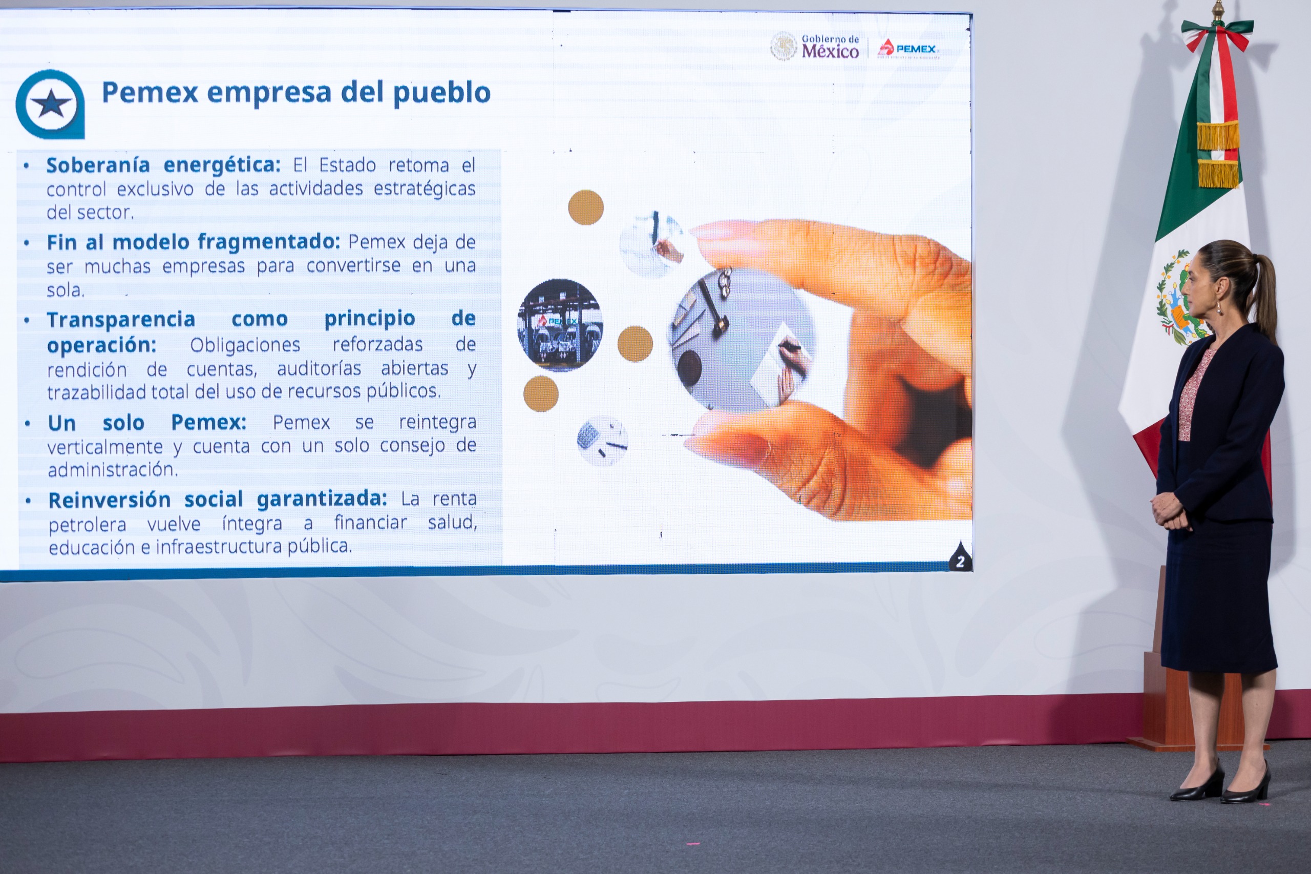 “CON EL PLAN ESTRATÉGICO 2025-2035 AVANZAREMOS EN EL RESCATE DE PEMEX COMO EMPRESA DEL PUEBLO”: CLAUDIA SHEINBAUM