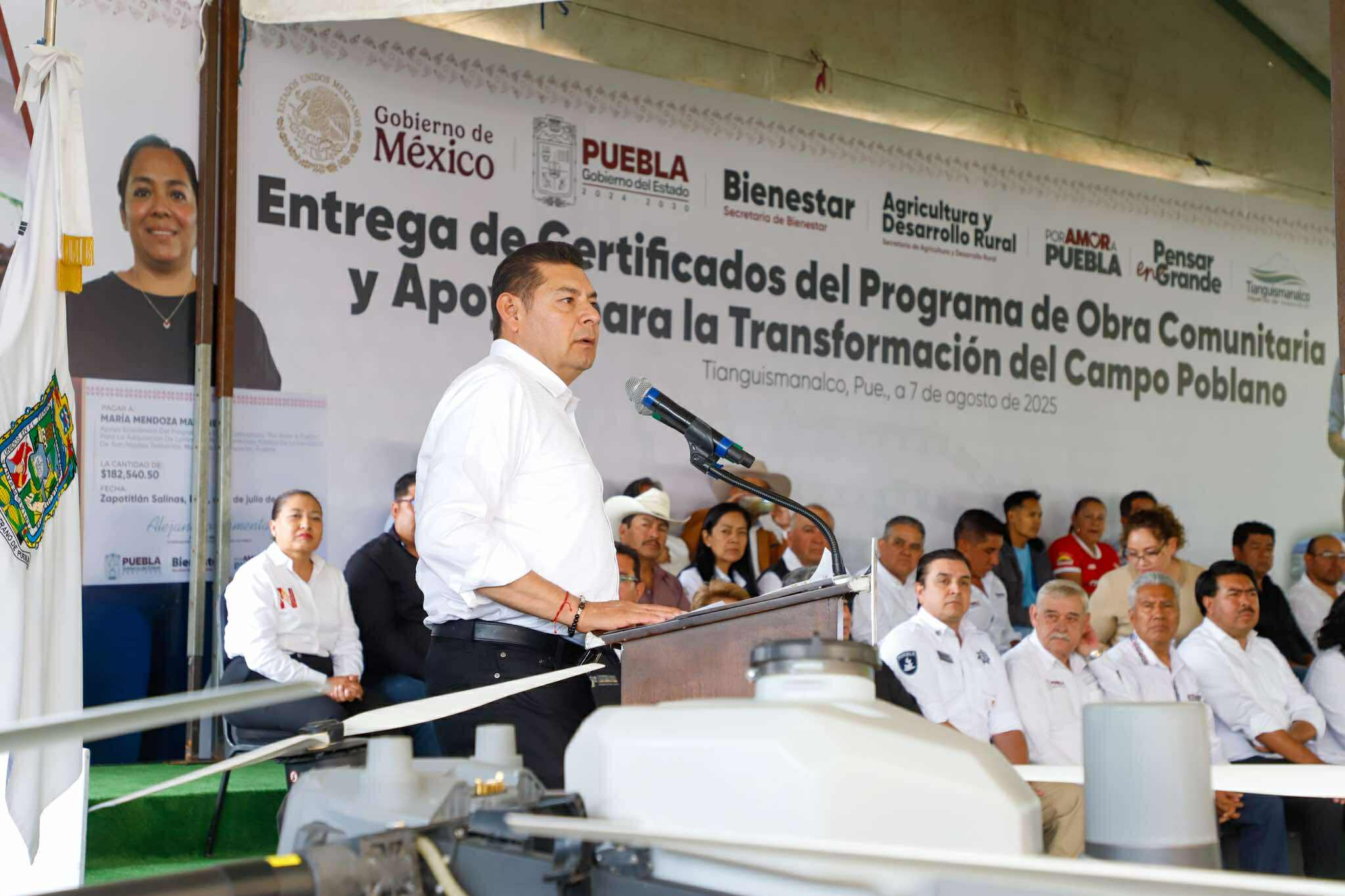 “RIQUEZA COMUNITARIA CON PAZ Y BIENESTAR PARA EL CAMPO POBLANO”: ALEJANDRO ARMENTA