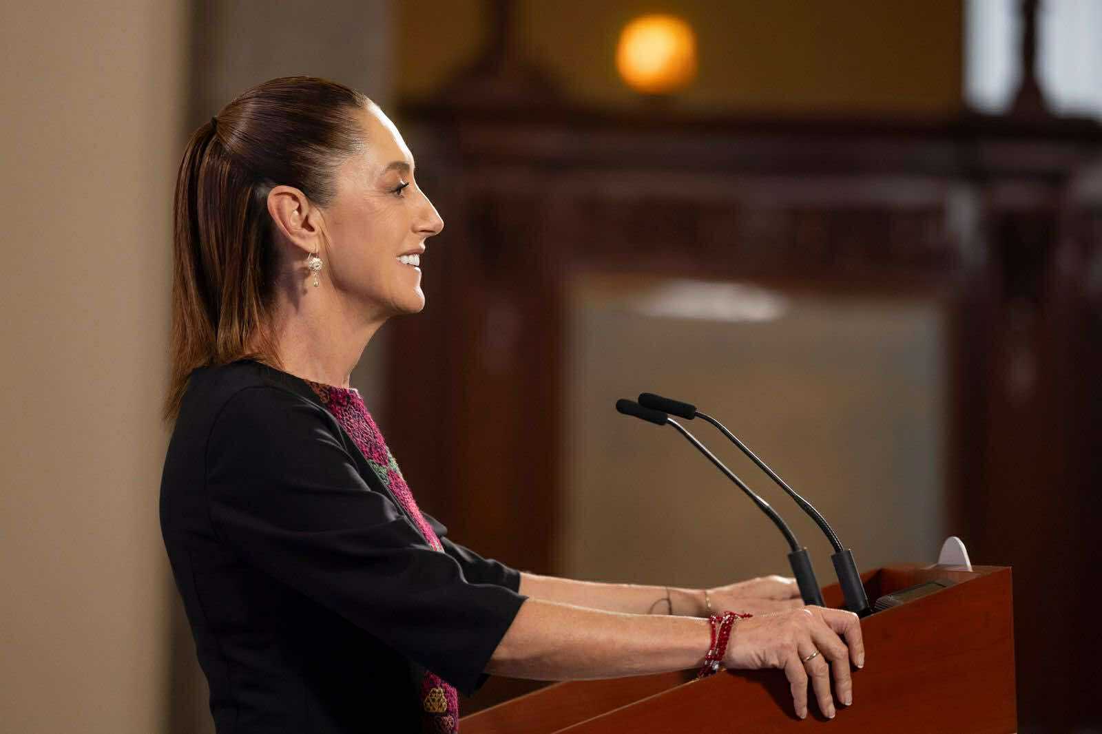 AGRADECE CLAUDIA SHEINBAUM POR APROBACIÓN Y RECONOCIMIENTO A USO DÍAS DE RENDIR SU PRIMER INFORME