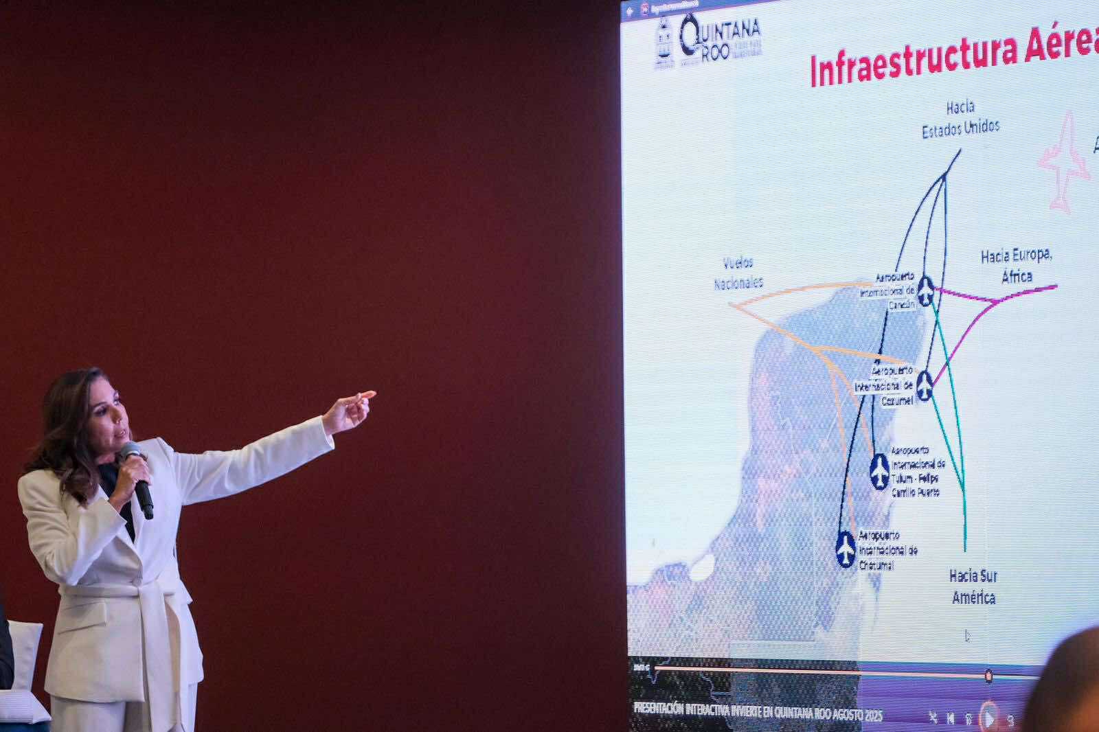 DESTACA MARA LEZAMA POTENCIAL ECONÓMICO Y OPORTUNIDADES DE INVERSIÓN EN Q-ROO ANTE MÁS DE 100 INVERSIONISTAS DE EU