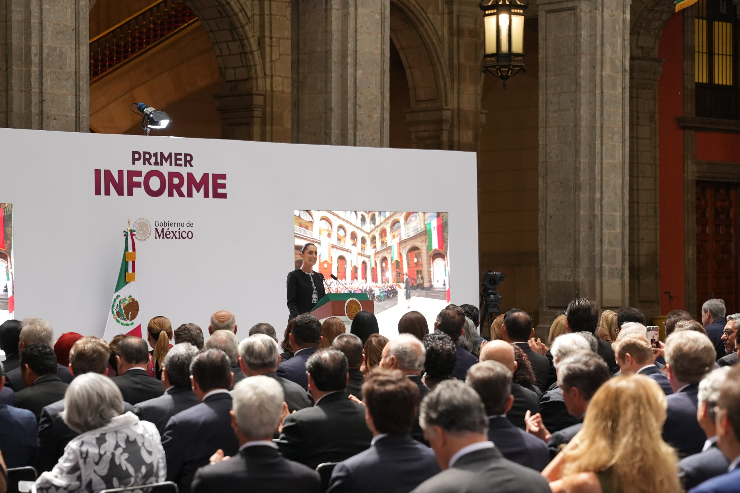 “VAMOS BIEN Y VAMOS A IR MEJOR”: CLAUDIA SHEINBAUM EN SU PRIMER INFORME DE GOBIERNO