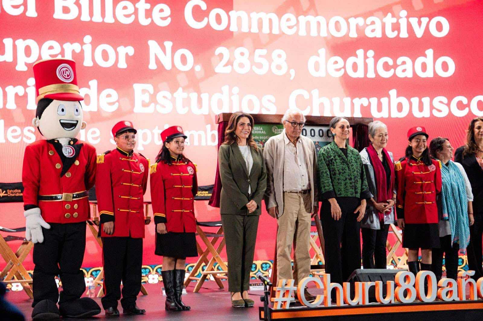 LAS OCHO DÉCADAS DE LOS ESTUDIOS CHURUBUSCO QUEDARON PLASMADAS EN UN BILLETE DE LA LOTERÍA