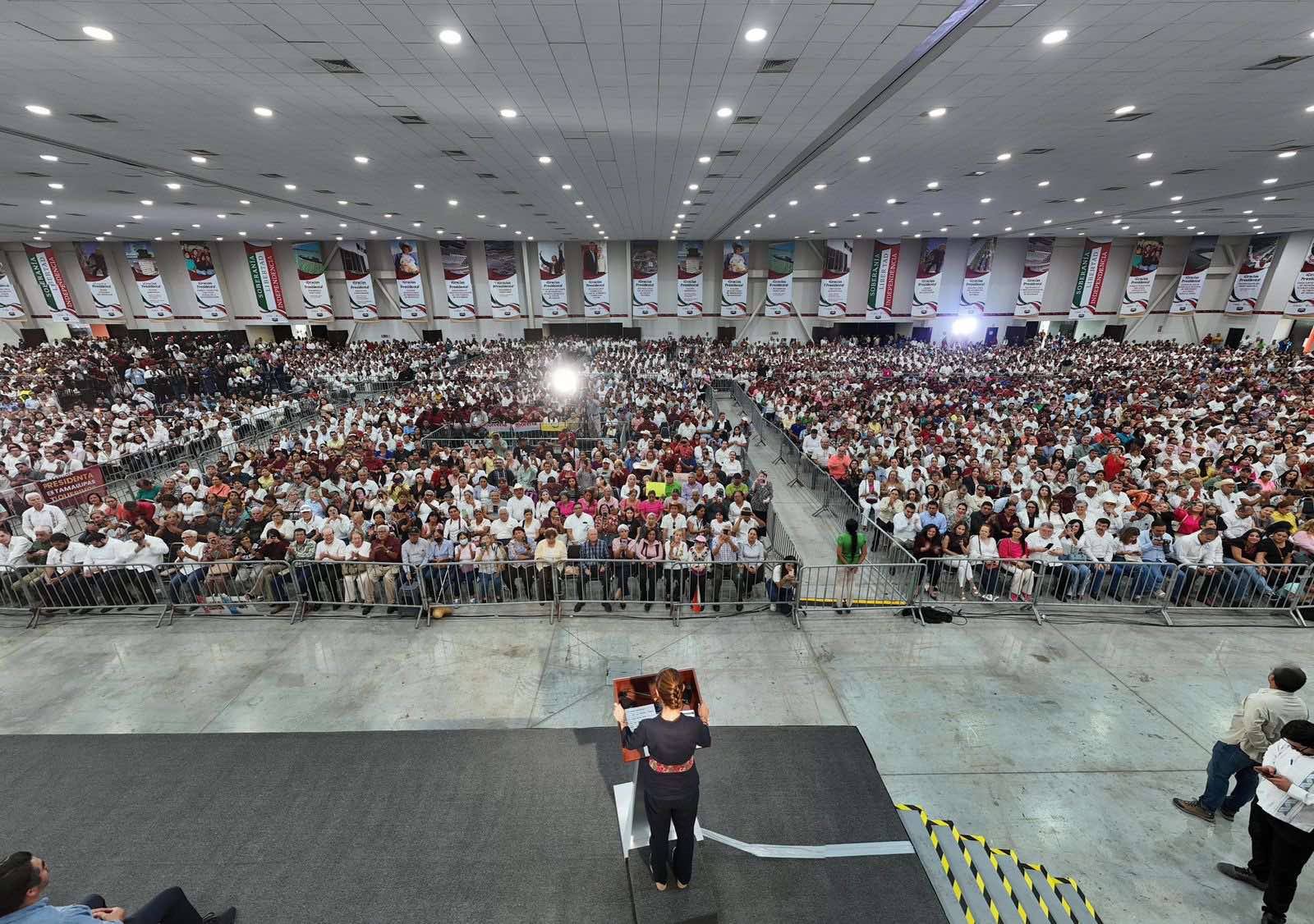 “EN TAMAULIPAS LOS PROGRAMAS PARA EL BIENESTAR BENEFICIARÁN A UN MILLÓN 161 MIL 351 PERSONAS”: CLAUDIA SHEINBAUM