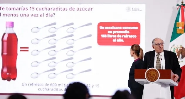 INFORMA GOBIERNO DE MÉXICO MEDIDAS SALUDABLES PARA DISMINUIR CONSUMO DE BEBIDAS AZUCARADAS