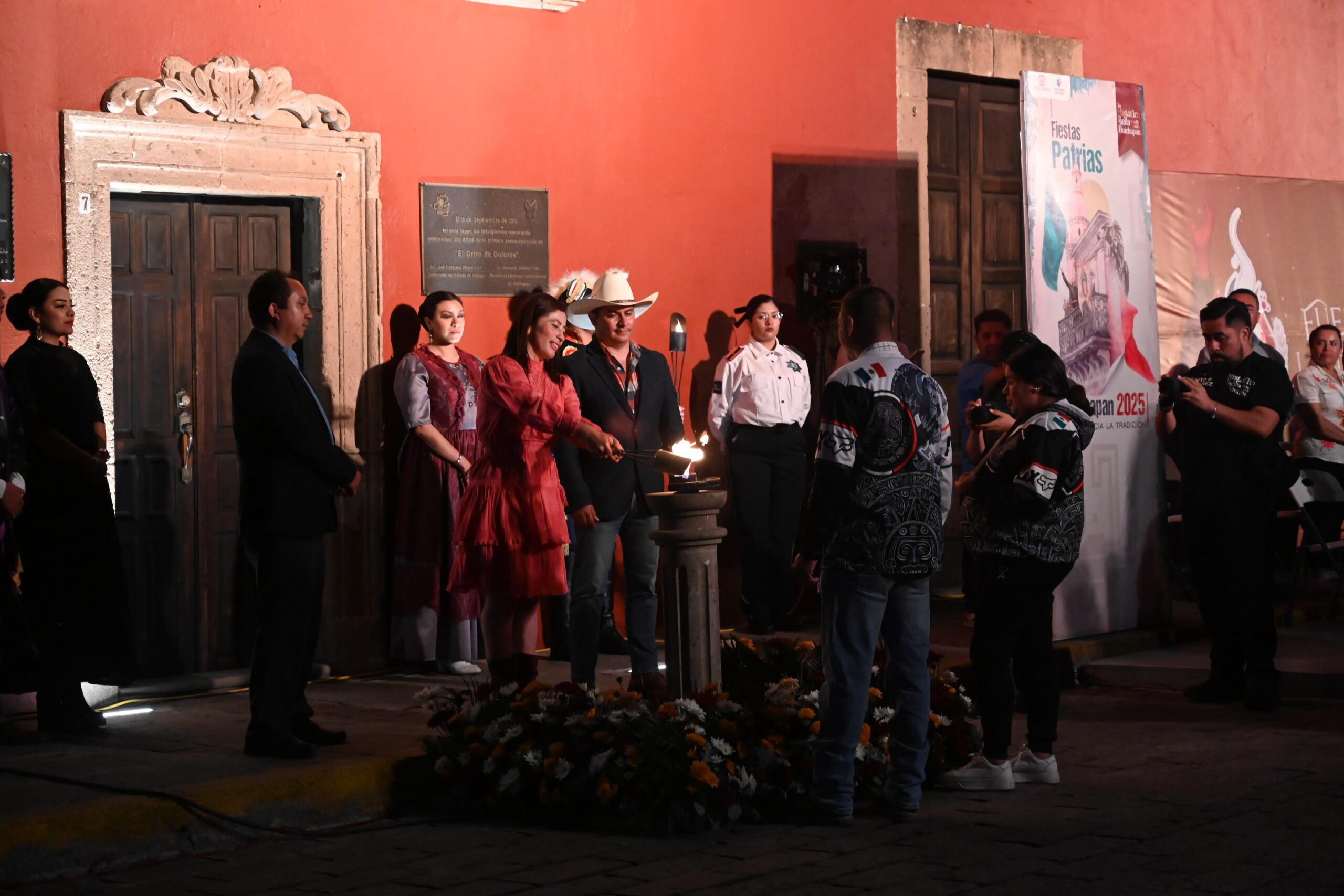 COLOR, TRADICIÓN E HISTORIA EN VIDEOMAPPING PRESENTADO DURANTE LAS FIESTAS PATRIAS DE HUICHAPAN