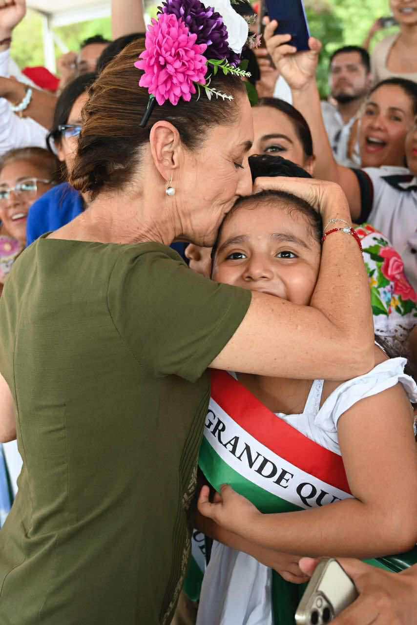 “NUNCA ME VOY A ALEJAR DEL PUEBLO DE QUINTANA ROO”: CLAUDIA SHEINBAUM