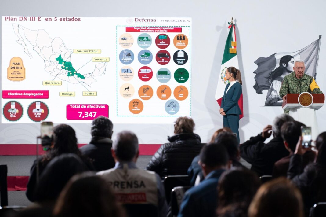 “EN COORDINACIÓN, GOBIERNOS FEDERAL, ESTATALES Y MUNICIPALES ATIENDEN A LA POBLACIÓN AFECTADA”: CLAUDIA SHEINBAUM