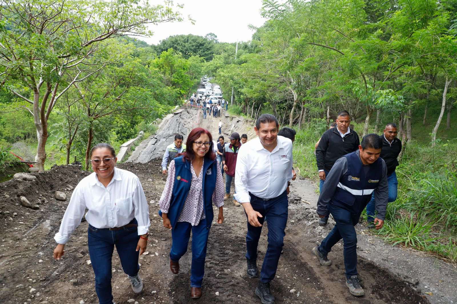 GOBIERNO FEDERAL Y ESTATAL, CONAGUA Y CEASPUE TRABAJAN EN RÍO PANTEPEC PARA PREVENIR FUTURAS INUNDACIONES EN PUEBLA