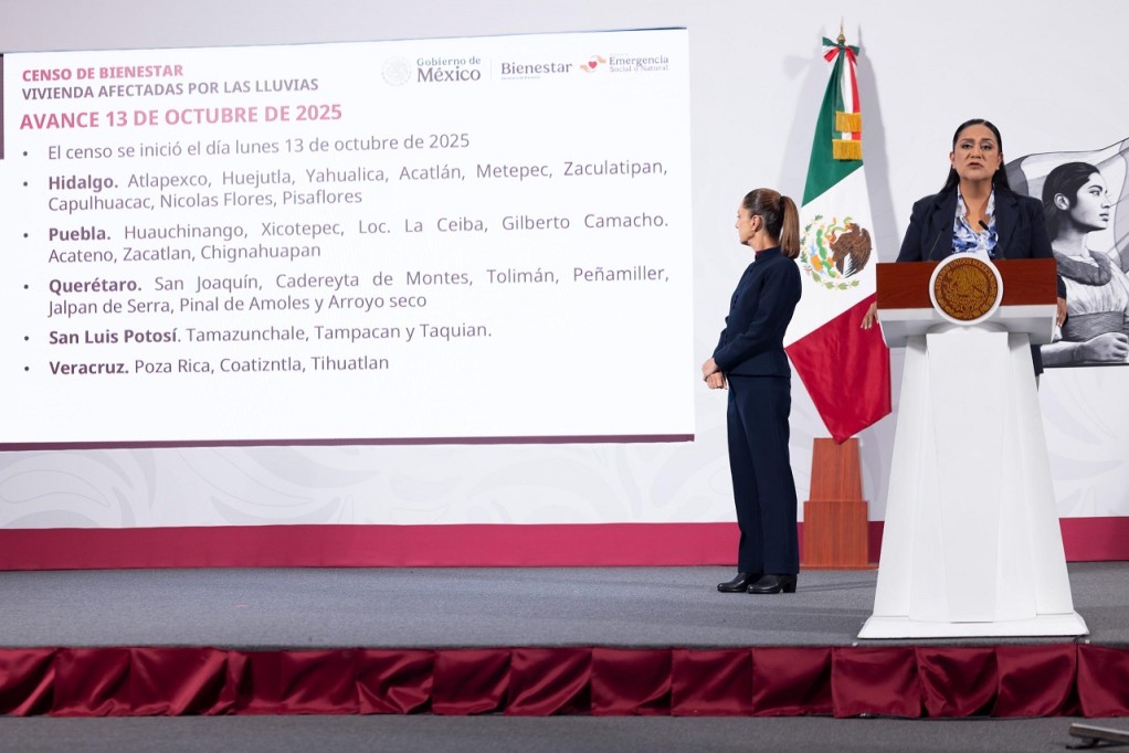 “SE DESTINA TODA LA FUERZA DEL ESTADO PARA GARANTIZAR APOYO A LA POBLACIÓN AFECTADA POR LLUVIAS”: CLAUDIA SHEINBAUM