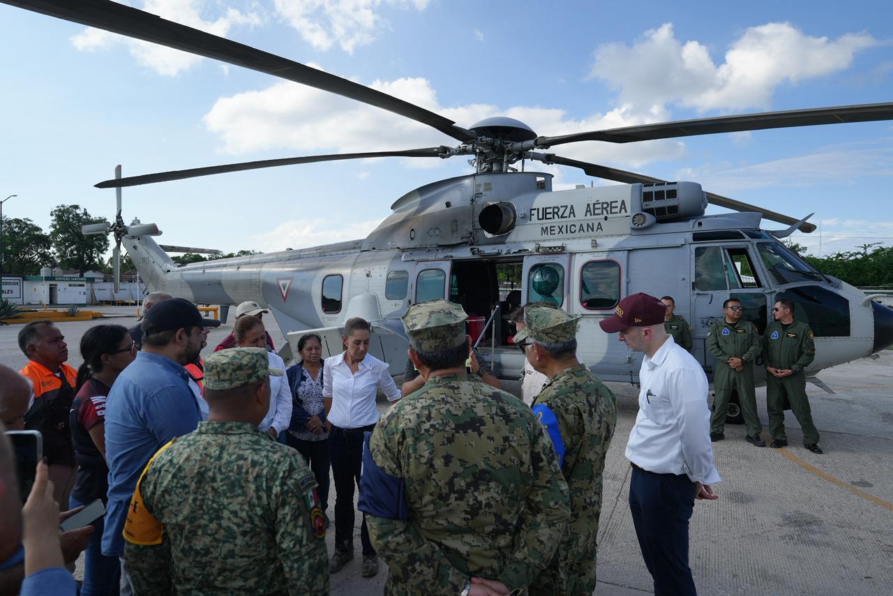 “SE VA A OTORGAR TODO LO NECESARIO PARA QUE ESTÉN MEJOR”: CLAUDIA SHEINBAUM EN VISITA A EL HIGO, VERACRUZ