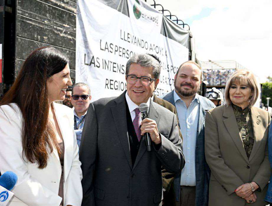 “ LA CÁMARA DE DIPUTADOS HA ENVIADO CERCA DE 100 TONELADAS S AYUDA A AFECTADOS POR LLUVIAS”: RICARDO MONREAL