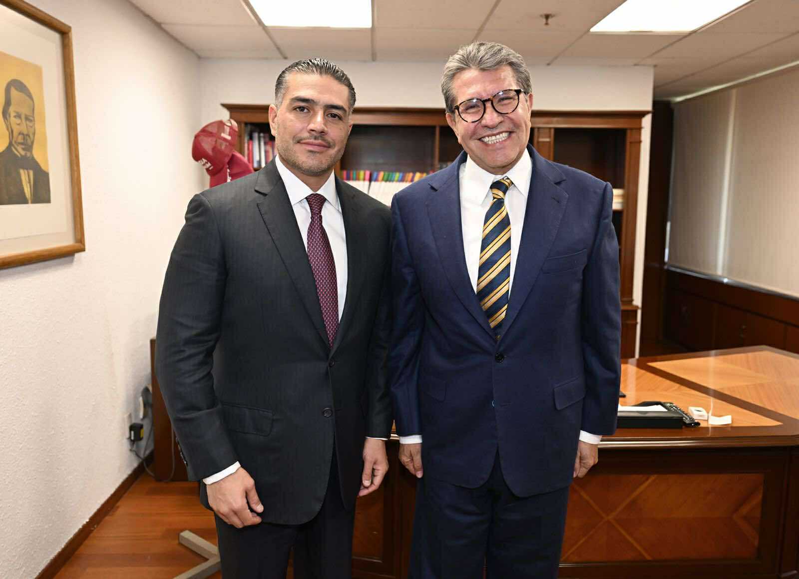 “REUNIÓN DE TRABAJO CON EL SECRETARIO DE SEGURIDAD FUE MUY INTERESANTE Y SERIA”: RICARDO MONREAL