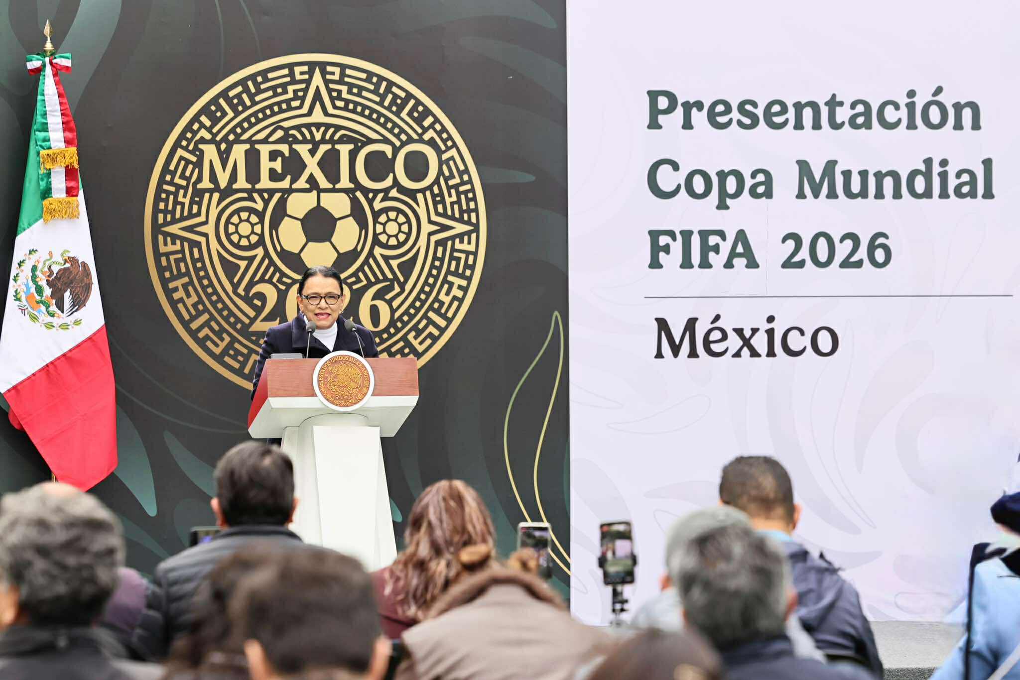 PRESENTAN CLAUDIA SHEINBAUM Y ROSA ICELA RODRÍGUEZ LA COPA MUNDIAL DE FÚTBOL FIFA 2025