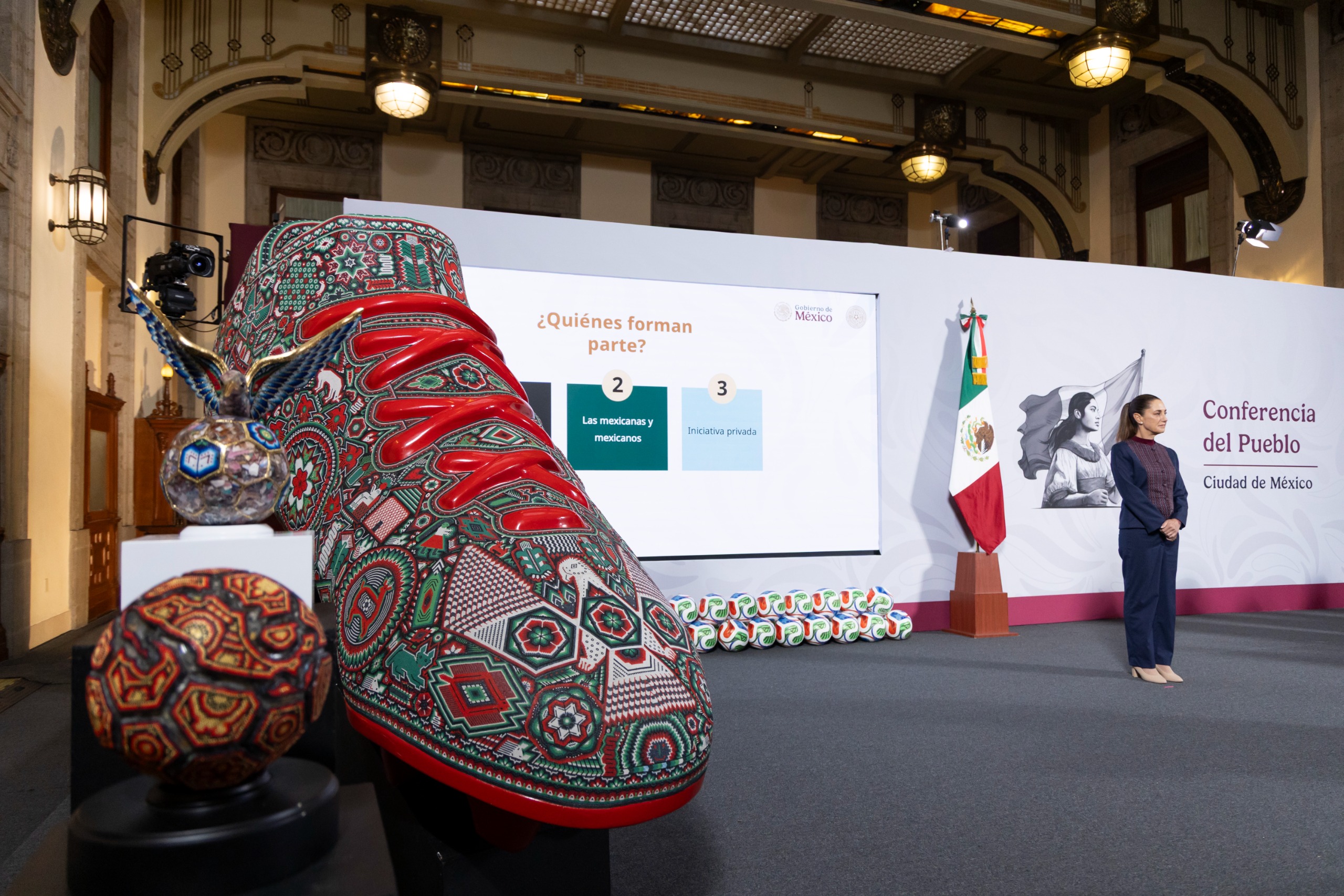 PRESENTA CLAUDIA SHEINBAUM EL ‘MUNDIAL SOCIAL MÉXICO 2026’
