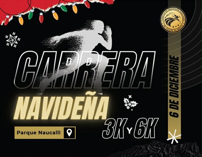 ANUNCIA CUSAEM SU PRIMERA CARRERA NAVIDEÑA 2025 EN EL PARQUE NAUCALLI