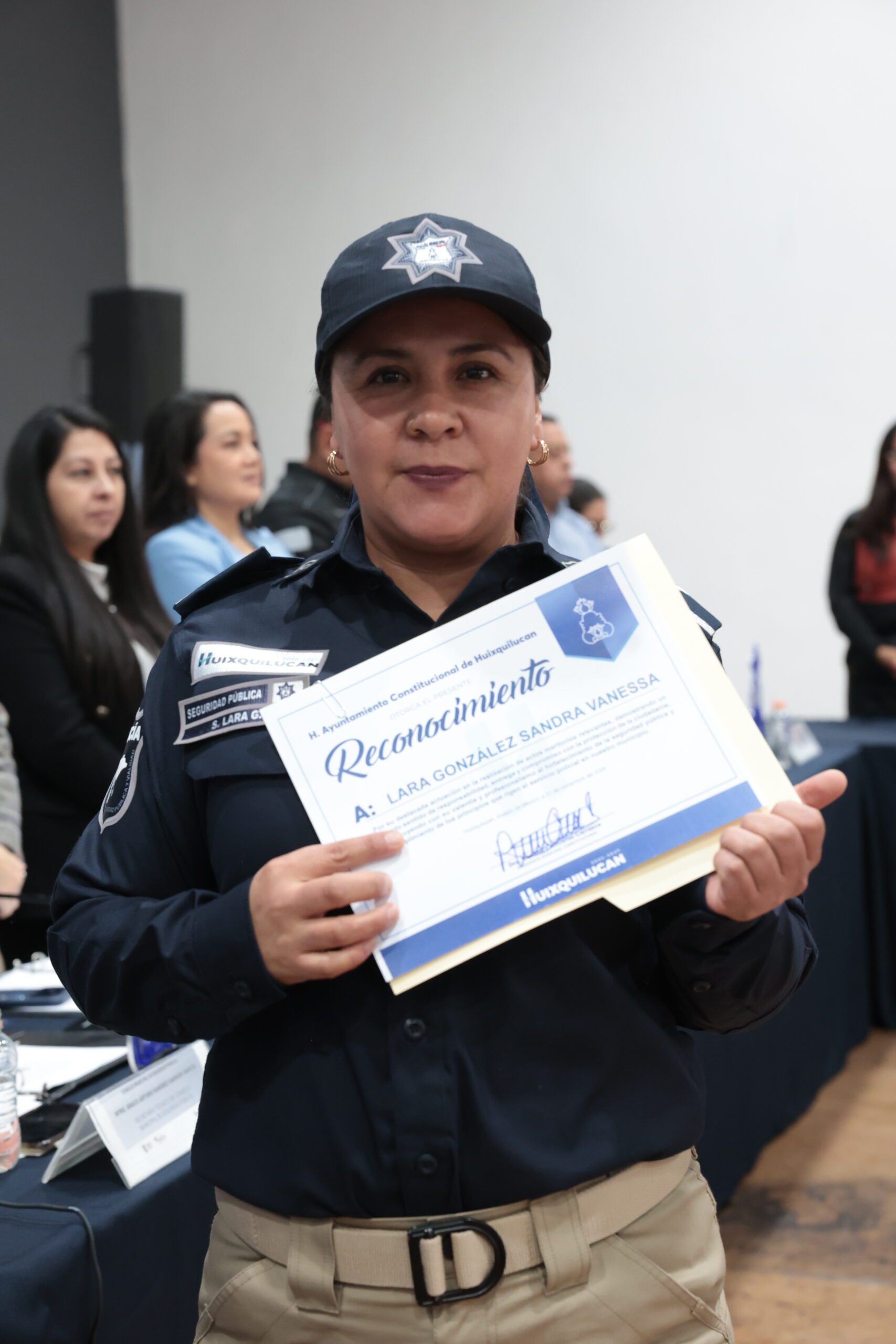 POR TERCER AÑO CONSECUTIVO, HUIXQUILUCAN LOGRA LA CERTIFICACIÓN DEL 100% DE SUS POLICÍAS MUNICIPALES