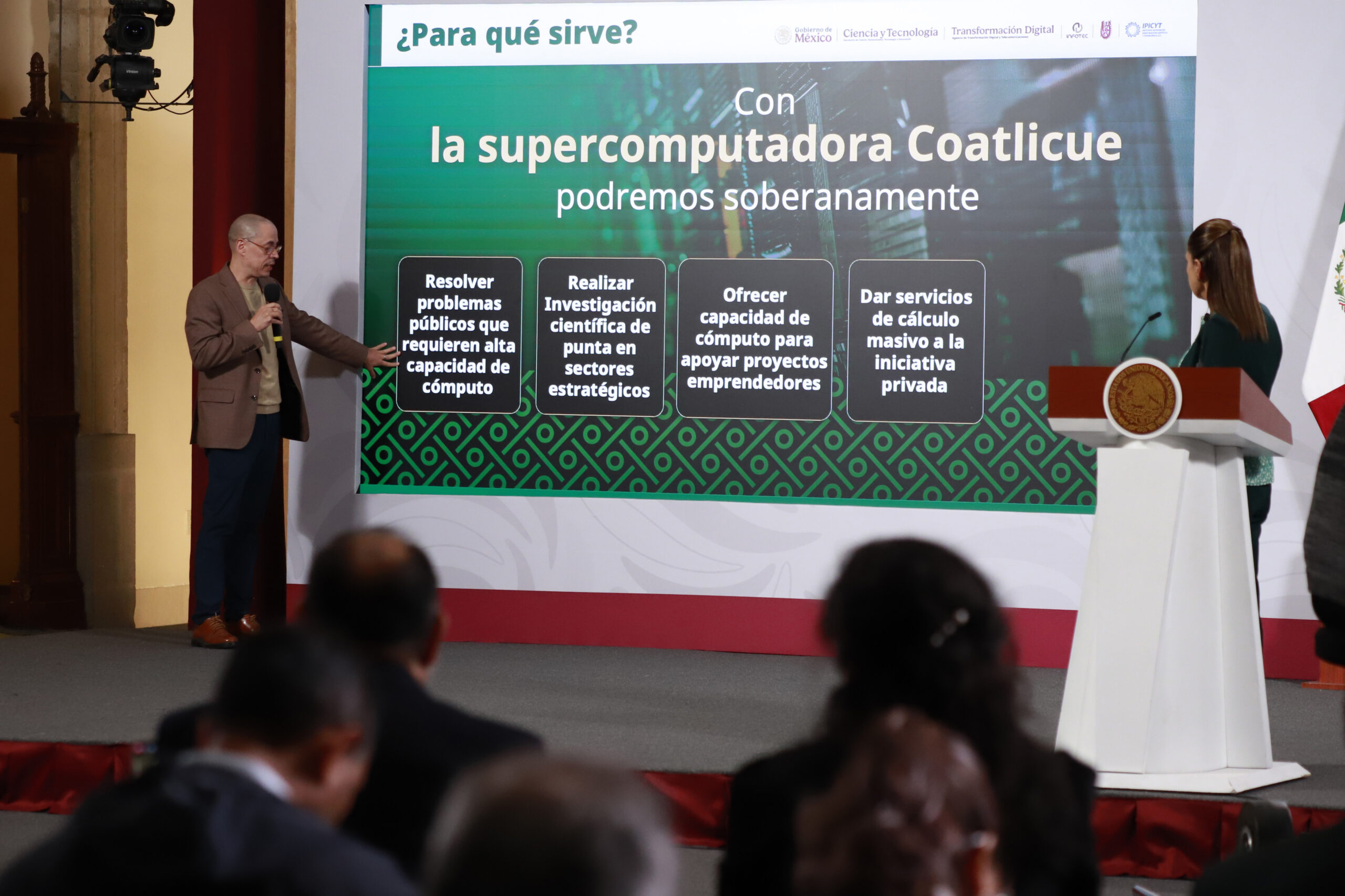 PRESENTA CLAUDIA SHEINBAUM LA SUPERCOMPUTADORA ‘COATLICUE’, LA MÁS PODEROSA DE AMÉRICA LATINA